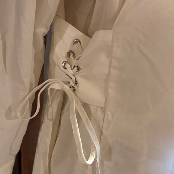 Project RUNWAY Cream Button Down Shirt - Picture 2 of 3